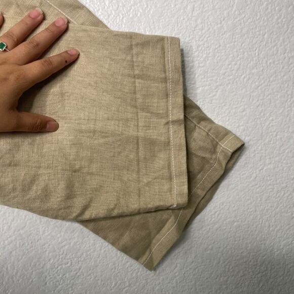 XOXO Womens Pants Size 9 Brown Light Tan Casual Wear Capri Length Lightweight - Picture 12 of 16